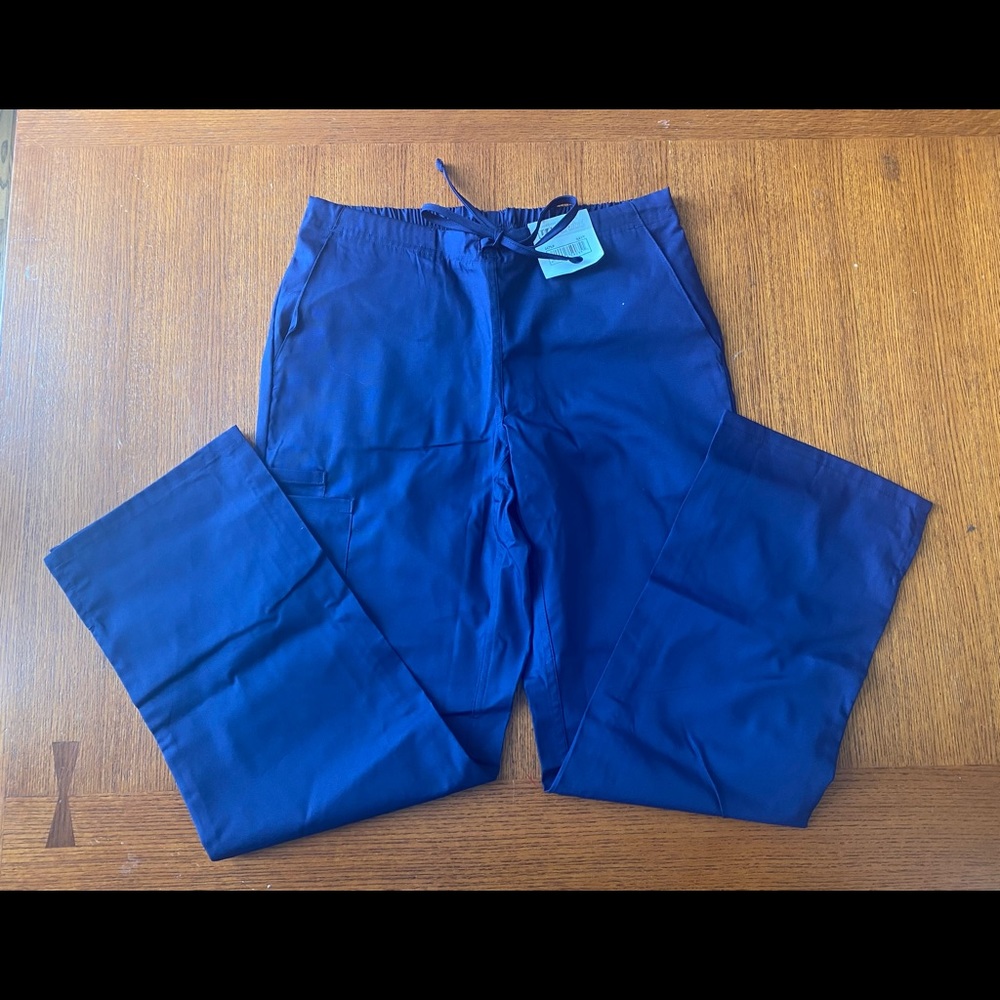 Uniform Advantage Navy Woman’s Scrub Pants Size S Small 5 Pockets